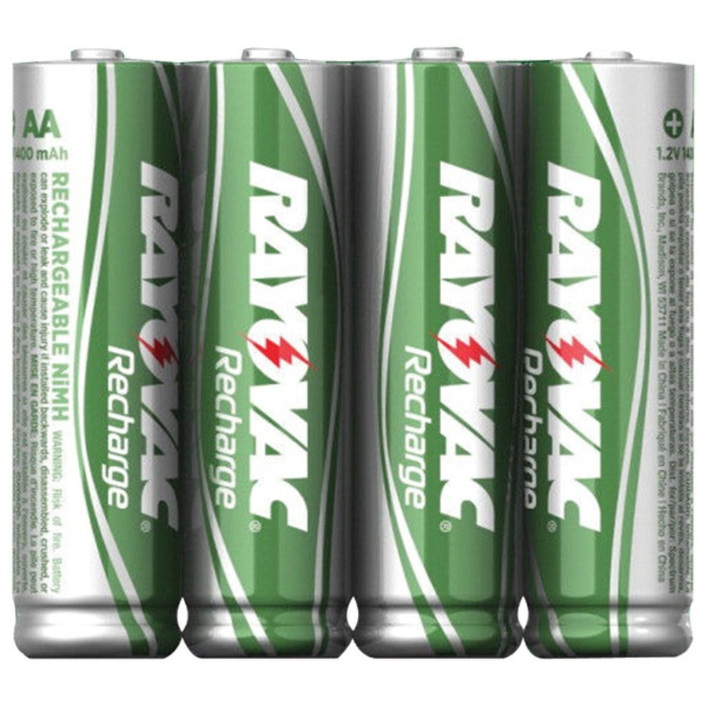 RAYOVAC(R) LD715-4OPB Ready-to-Use NiMH Rechargeable Batteries (AA; 1,