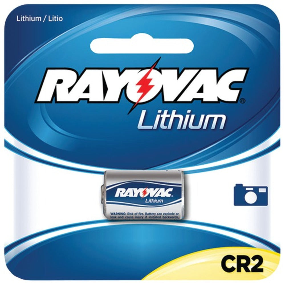 RAYOVAC(R) RLCR2-1 3-Volt Lithium CR2 Photo Battery, Carded (Single)