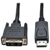 Tripp Lite(R) P581-010 DisplayPort to DVI-D Single-Link Adapter Cable