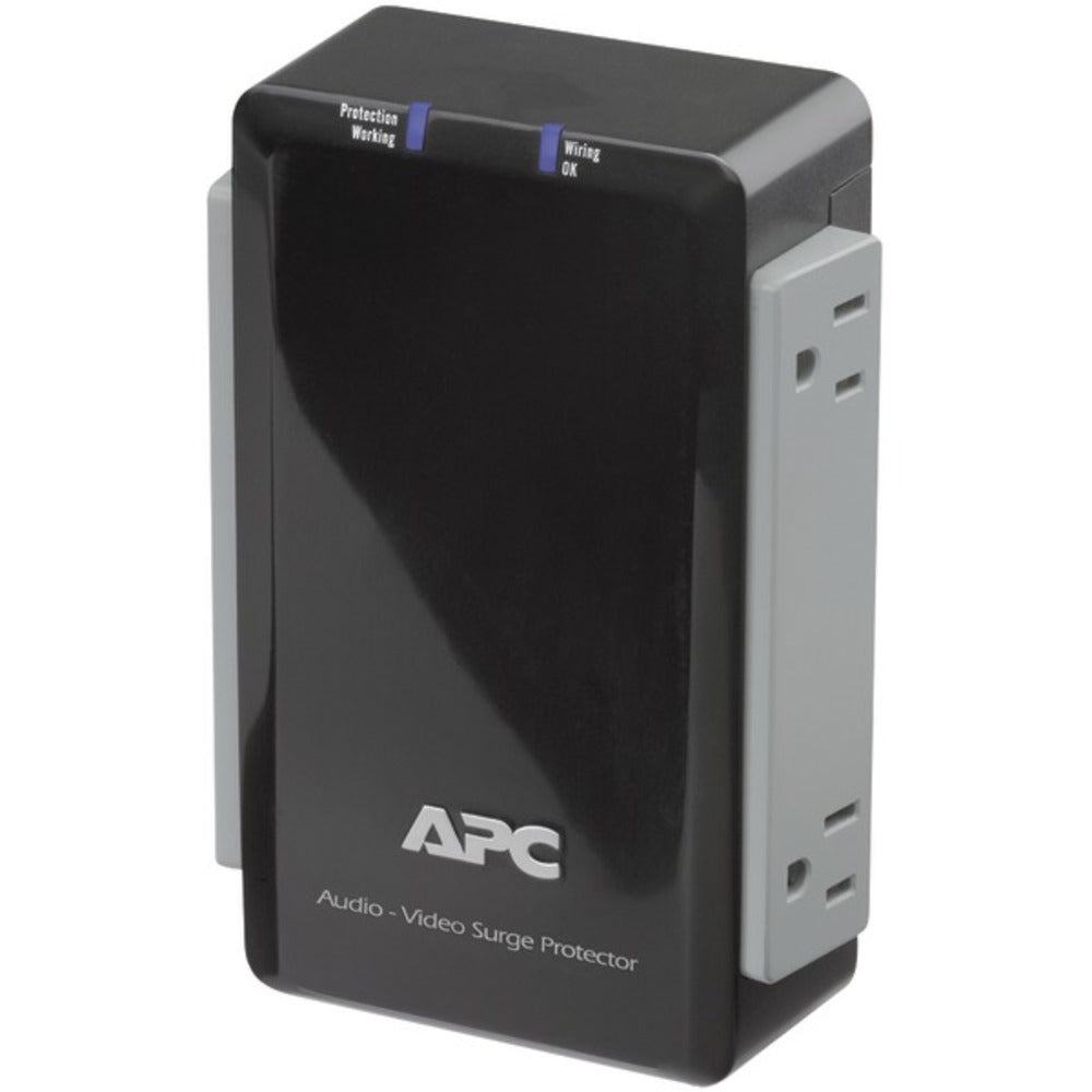 APC(R) P4V 4-Outlet Wall-Mount Surge Protector with Coaxial Protection
