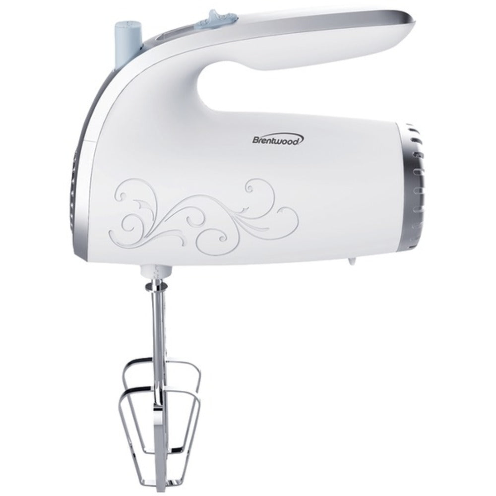 Brentwood Appliances HM-48W Lightweight 5-Speed Electric Hand Mixer (W