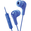 JVC(R) HAFX7GA Gumy Gamer Earbuds with Microphone (Blue)