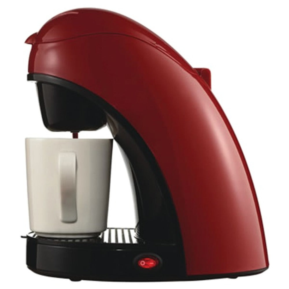 Brentwood Appliances TS-112R Single-Cup Red Coffee Maker
