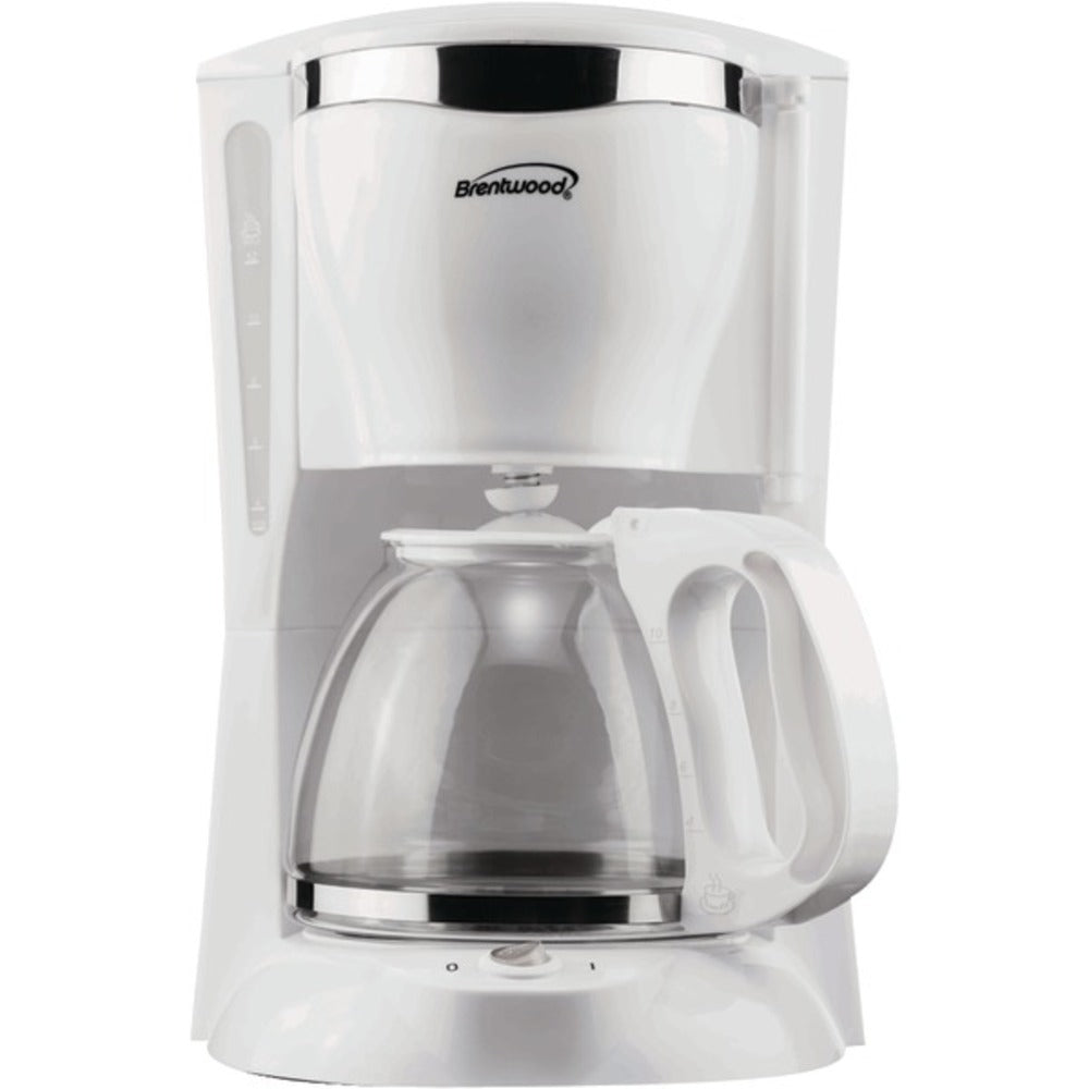 Brentwood Appliances TS-216 12-Cup Coffee Maker (White)