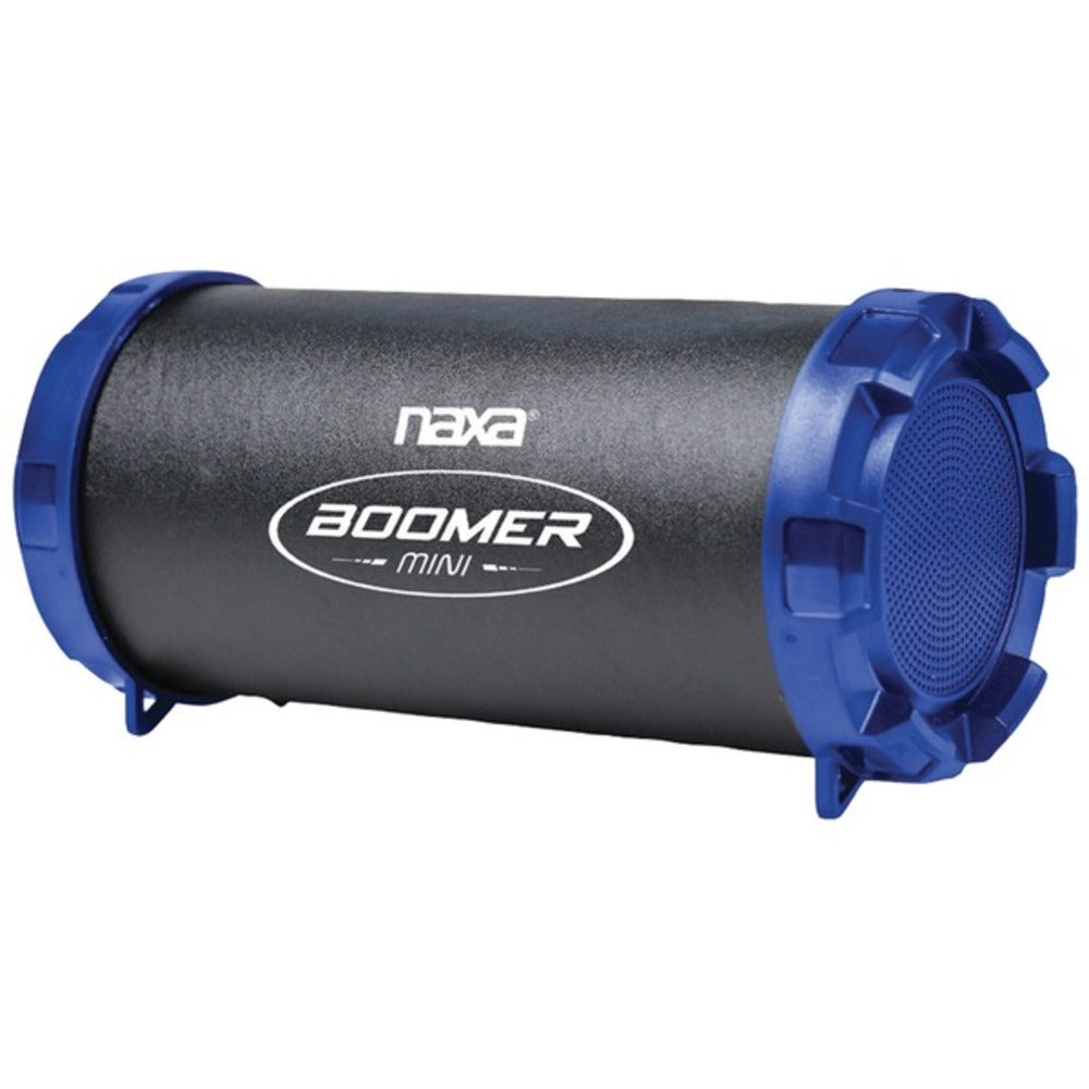 Naxa NAS-3091 BLUE BOOMER MINI Portable Bluetooth Speaker (Blue)