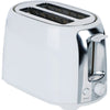 Brentwood Appliances TS-292W 2-Slice Cool Touch Toaster (White & Stain