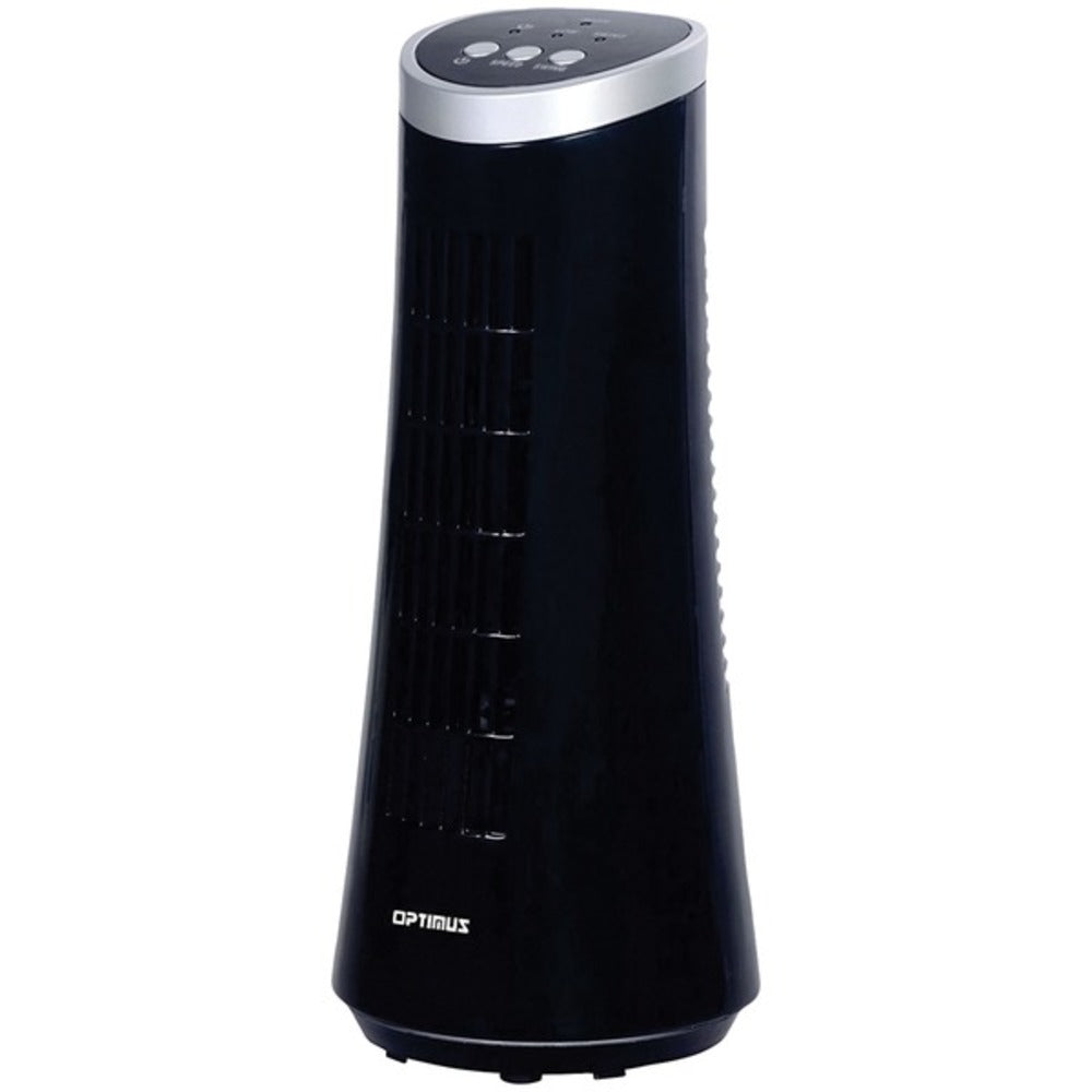 Optimus F-7345BK 12 Desktop Ultraslim Oscillating Tower Fan (Black)