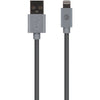 AT&T(R) LC10-GRY Charge & Sync USB Cable with Lightning(R) Connector,