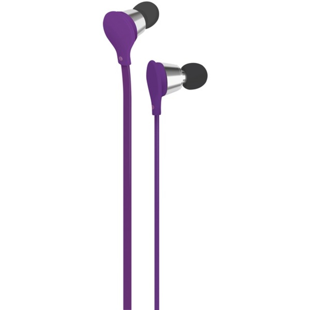 AT&T(R) EBM01-Purple Jive Noise-Isolating Earbuds with Microphone (Pur