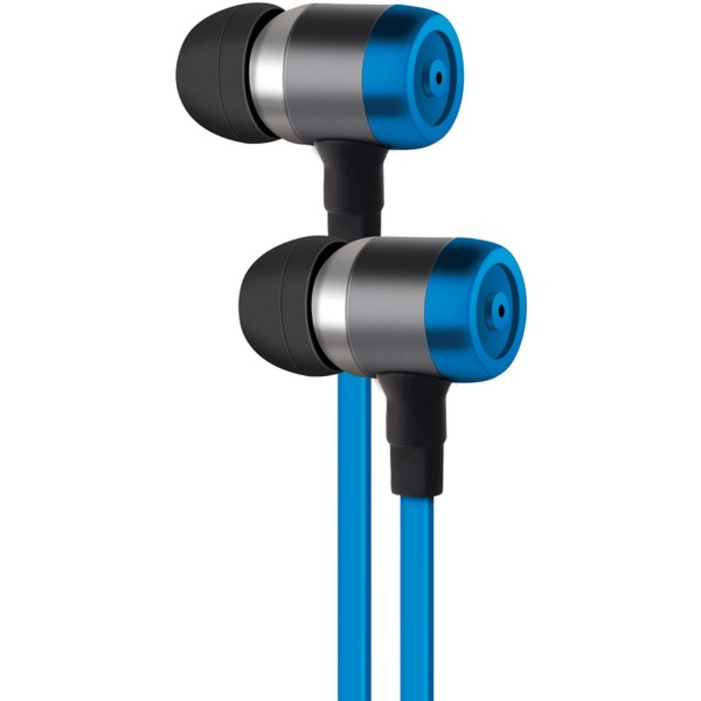 AT&T(R) PE50-BLU PE50 In-Ear Stereo Earbuds with Microphone (Blue)