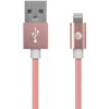 AT&T SC03B-LGT-ROS Charge & Sync Braided USB to Lightning Cable, 4ft (