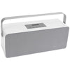 SYLVANIA SP672-WHITE Portable Bluetooth Speaker with Aluminum Handle (
