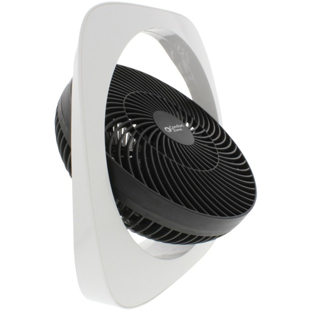 Comfort Zone CZ110WT 10 Square Turbo Fan (White/Black)