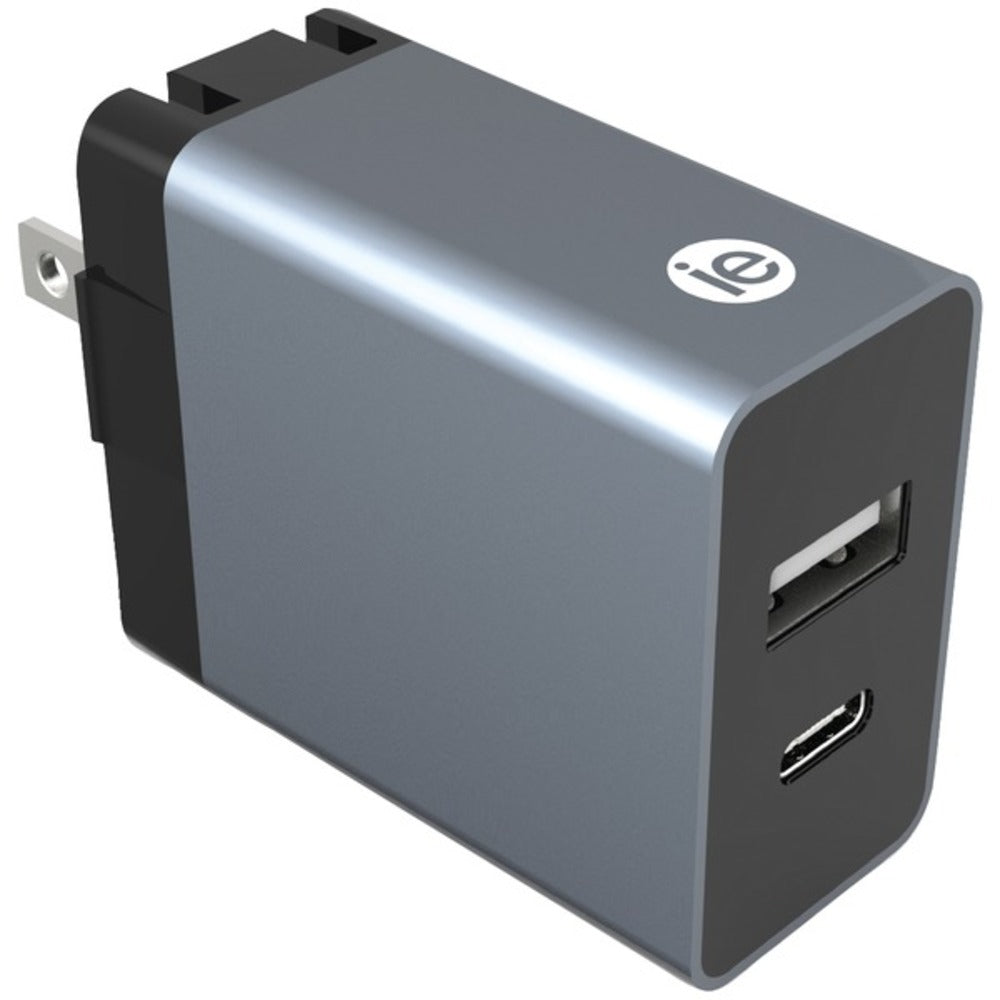 iEssentials(R) IEN-AC31A1C-WT 3.4-Amp Dual-USB Wall Charger