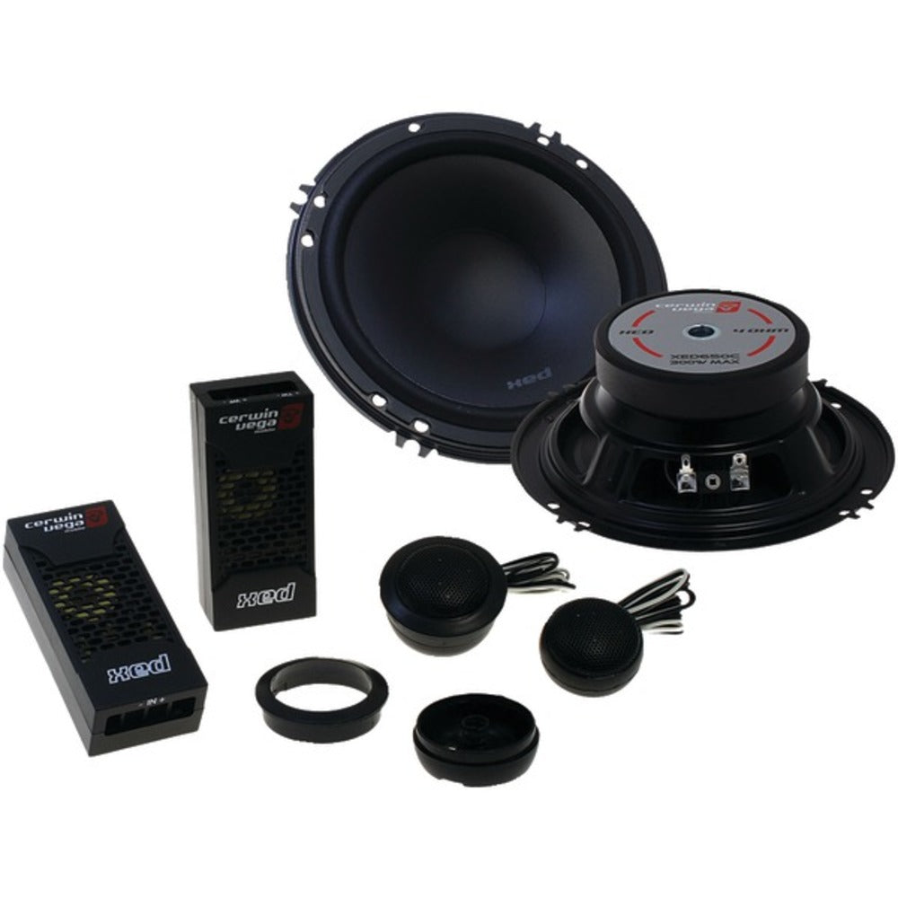Cerwin-Vega Mobile XED650C XED Series 6.5 300-Watt Component Speaker S