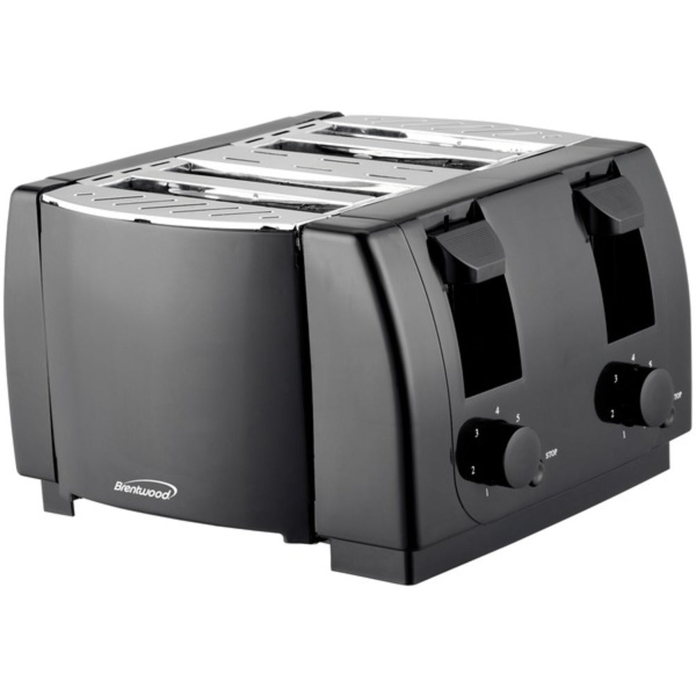 Brentwood Appliances TS-285 Cool Touch 4-Slice Toaster (Black)