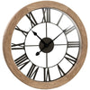 Westclox 38004 15 Round Wood Wall Clock