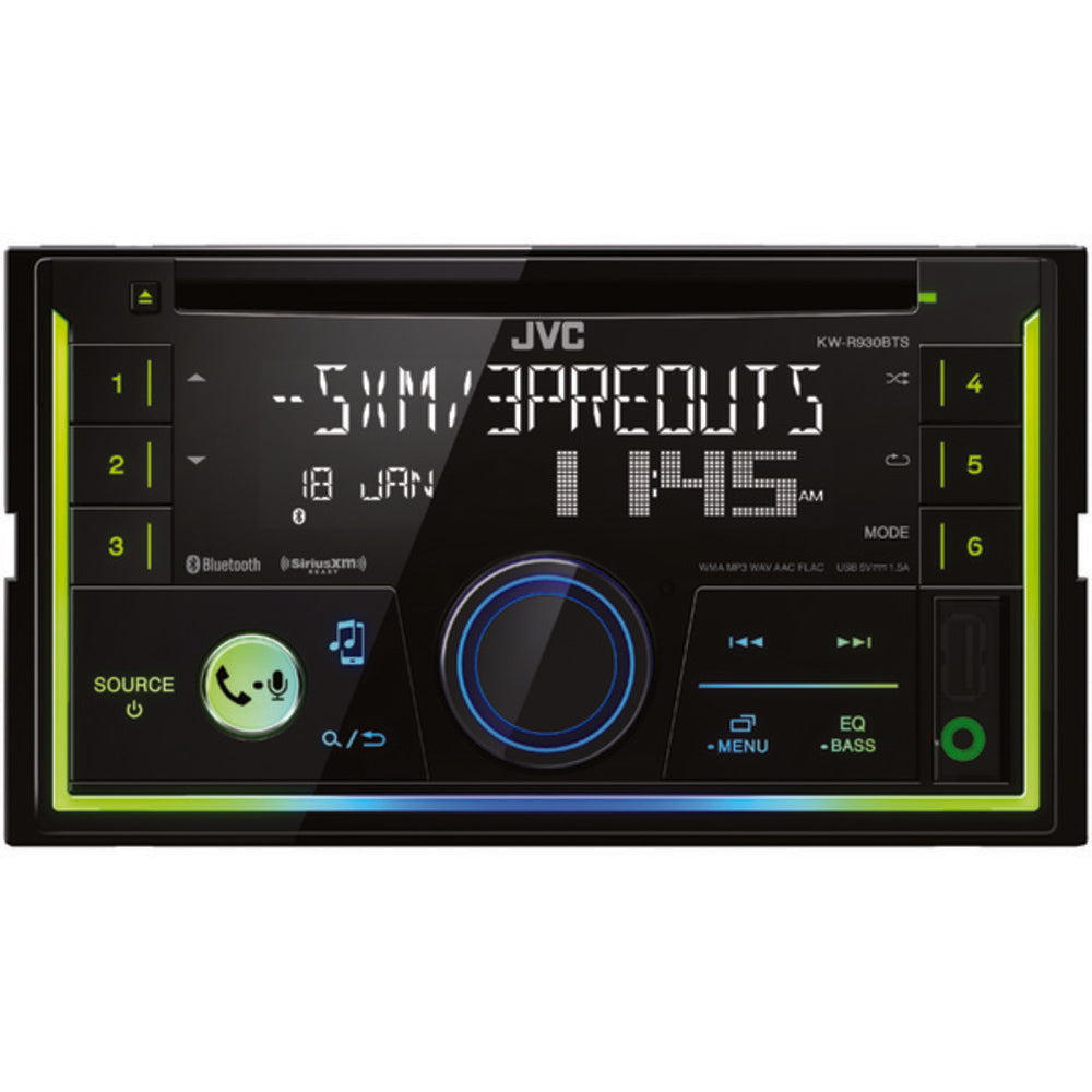 JVC Mobile KW-R930BTS KW-R930BTS Double-DIN In-Dash AM/FM CD Receiver