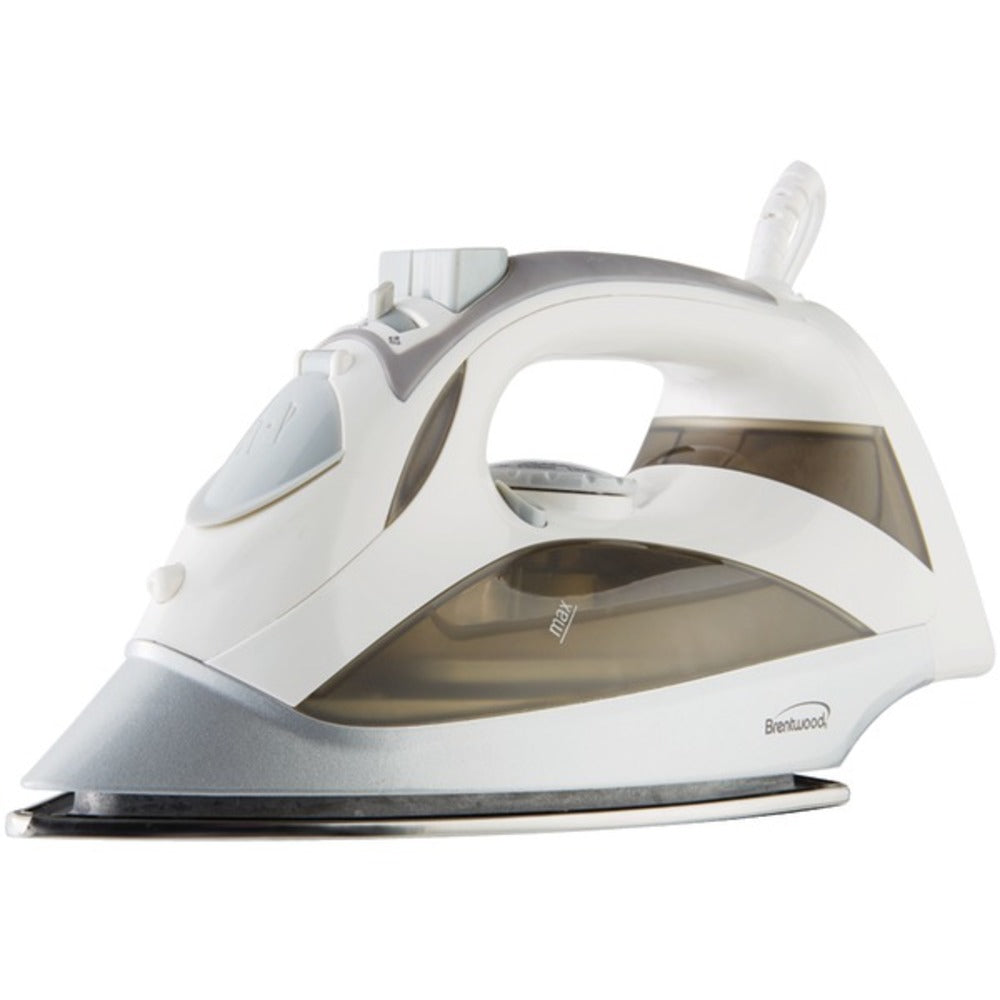 Brentwood Appliances MPI-90W Steam Iron with Auto Shutoff & Retractabl
