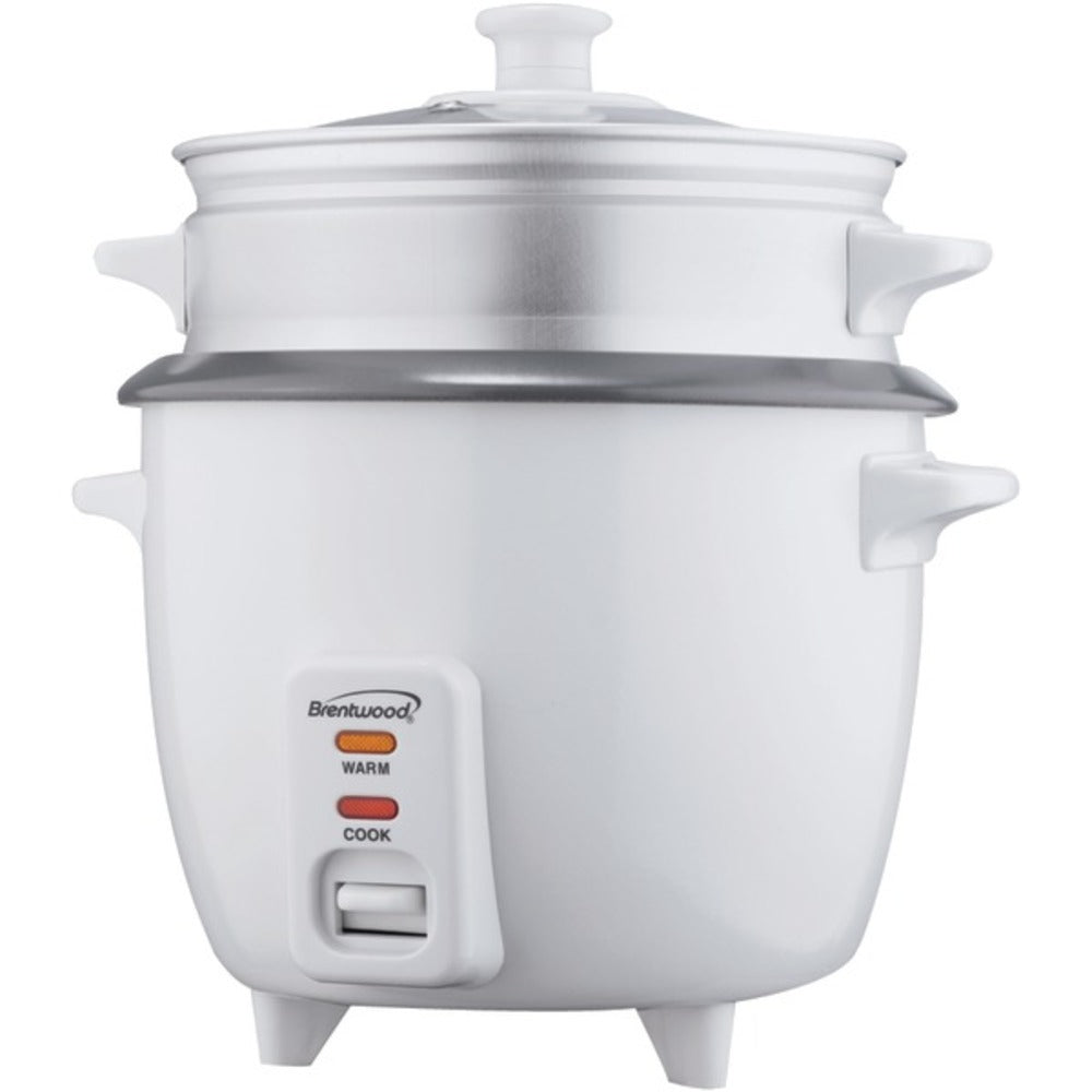Brentwood Appliances TS-480S Rice Cooker with Food Steamer (15 Cups, 9
