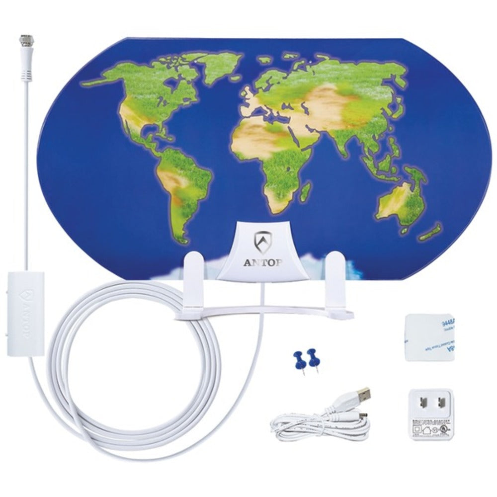 ANTOP Antenna Inc. AT-122B World Map AT-122B Indoor HDTV Antenna