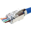 IDEAL 85-368 Shielded Feed-Thru CAT6A/6/5e Modular Plugs, 25-Pack