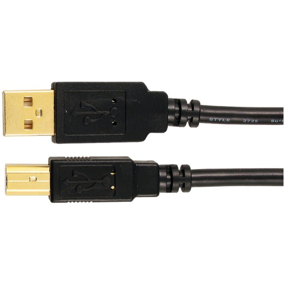 Axis 12-0080 (MP-007/PT/BL A-Male to B-Male USB 2.0 Cable, 6ft
