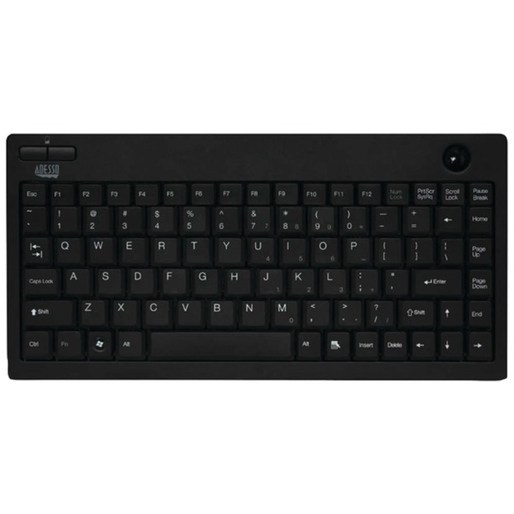 Adesso(R) WKB-3100UB Wireless Mini Trackball Keyboard