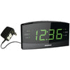 SYLVANIA(R) SCR1989BT 1.8 Jumbo Digit Alarm Clock Radio with Bluetooth