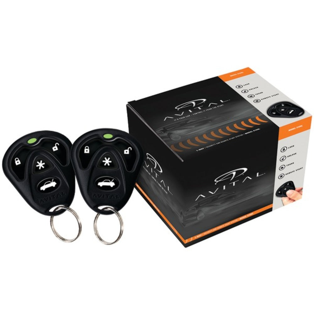 Avital(R) 5105L 5105L 1-Way Security & Remote-Start System with D2D