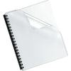Fellowes(R) 52311 Crystals Transparent PVC Binding Cover, Oversized, 1