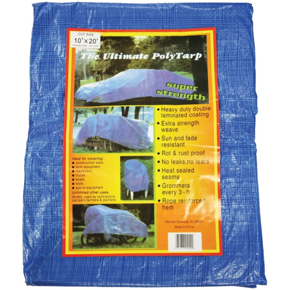 Howard Berger V1012 Reinforced Plastic Tarp (10ft x 12ft)