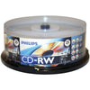 Philips(R) CDRW8012/550 700MB 80-Minute CD-RWs, 25-ct Spindle