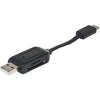 Manhattan(R) 102018 USB-C(TM)/A Combo Multi-Card Reader/Writer