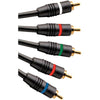 Axis(TM) 41226 Component Video/Stereo Audio Cables (6ft)