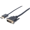 Manhattan(R) 152143 DisplayPort(TM) 1.2a Male to DVI 24+1 Male Cable (