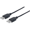 Manhattan(R) 353885 USB 2.0 A-Male to A-Male Cable (1.5ft)