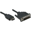 Manhattan(R) 372503 HDMI(R) to DVI-D Cable, 6ft