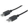 Manhattan(R) 393829 A-Male to B-Male USB 2.0 Cable (10ft)