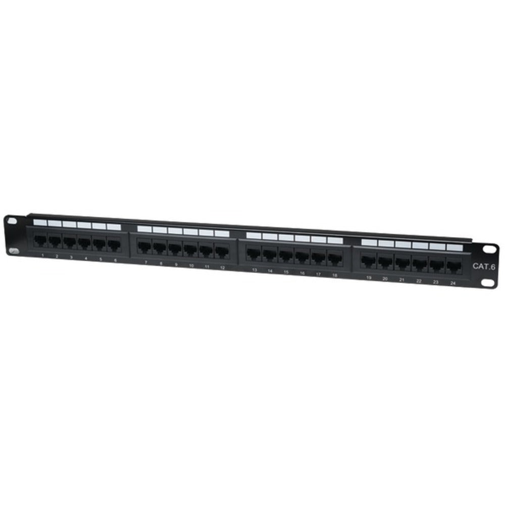Intellinet Network Solutions(R) 520959 CAT-6 UTP Patch Panel, 24 Port,