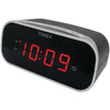 Timex(R) Audio T121B Alarm Clock with .7 Red Display (Black)