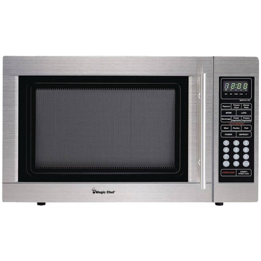 Magic Chef(R) MCD1310ST 1.3-Cubic-ft Countertop Microwave (Stainless S