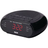 RCA(R) RC205 Dual Alarm Clock Radio with Red LED & Dual Wake