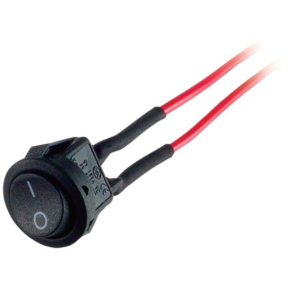 Install Bay(R) IBRRSM On/off 13-Amp Mini Round Rocker Switches, 5 pk