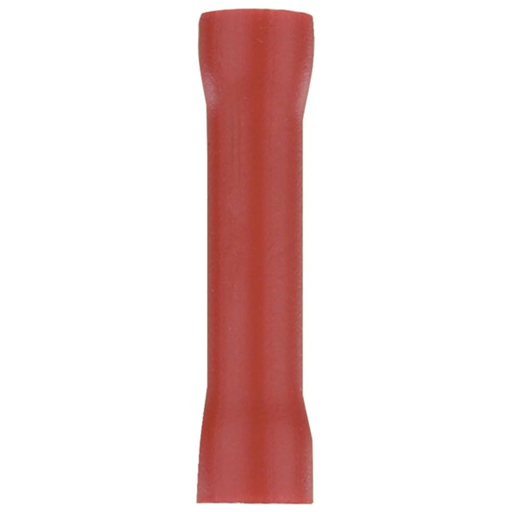 Install Bay(R) RVBC Vinyl Butt Connectors (Red, 22-18 Gauge, 100 pk)