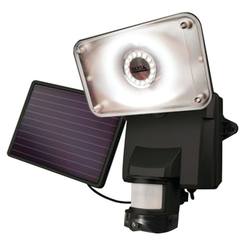MAXSA(R) Innovations 44642-CAM-BK Solar-Powered Security Video Camera