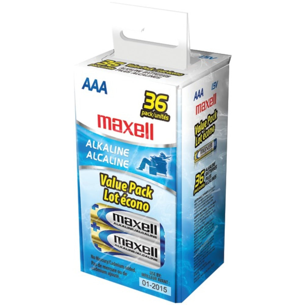 Maxell(R) 723815 - LR0336B Alkaline Batteries (AAA; 36 pk; Box)