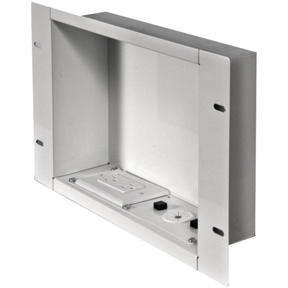 Peerless-AV(R) IBA2AC-W In-Wall Metal Box with Knockout (With Power Ou