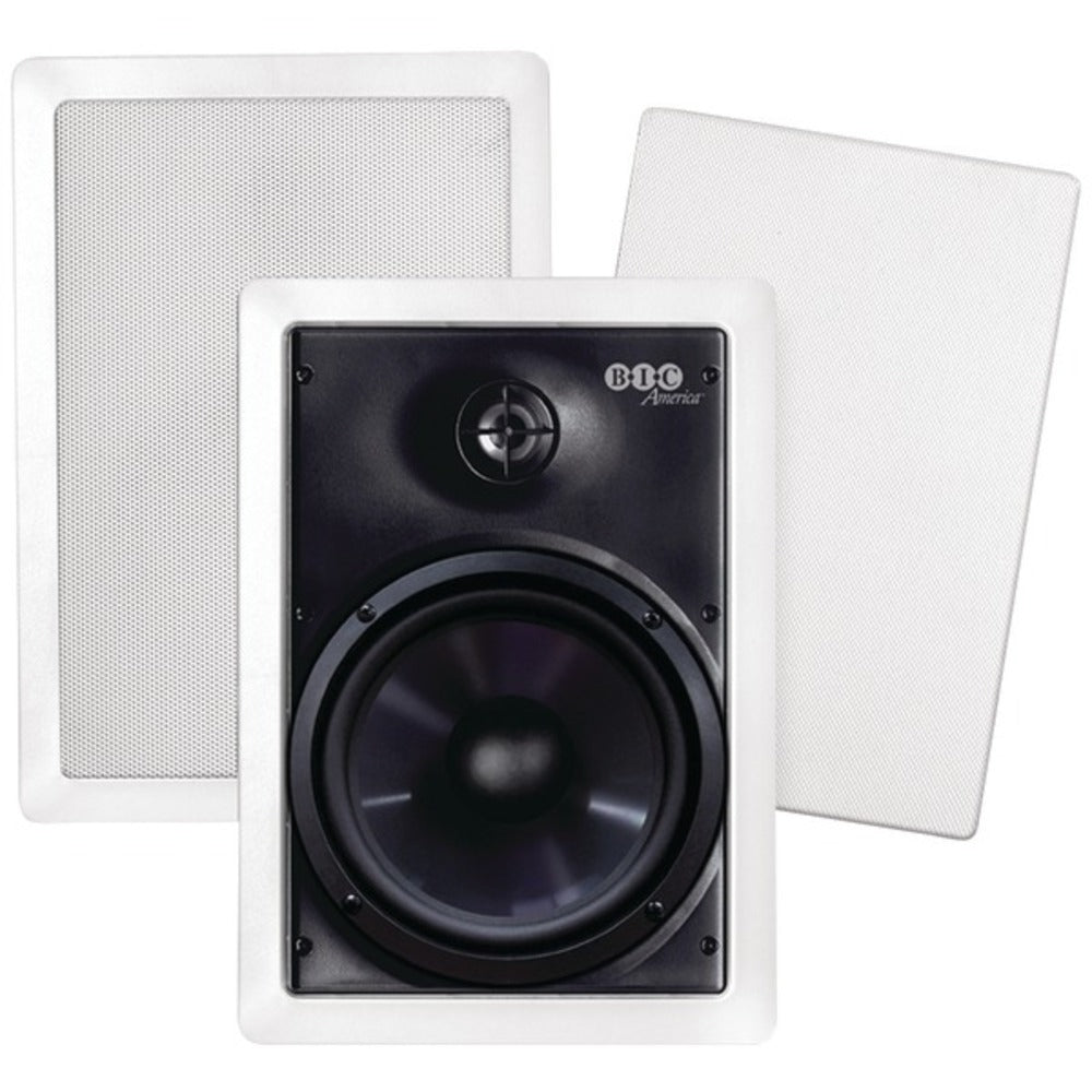 BIC America M-PRO6W 6.5 Weather-Resistant In-Wall Speakers