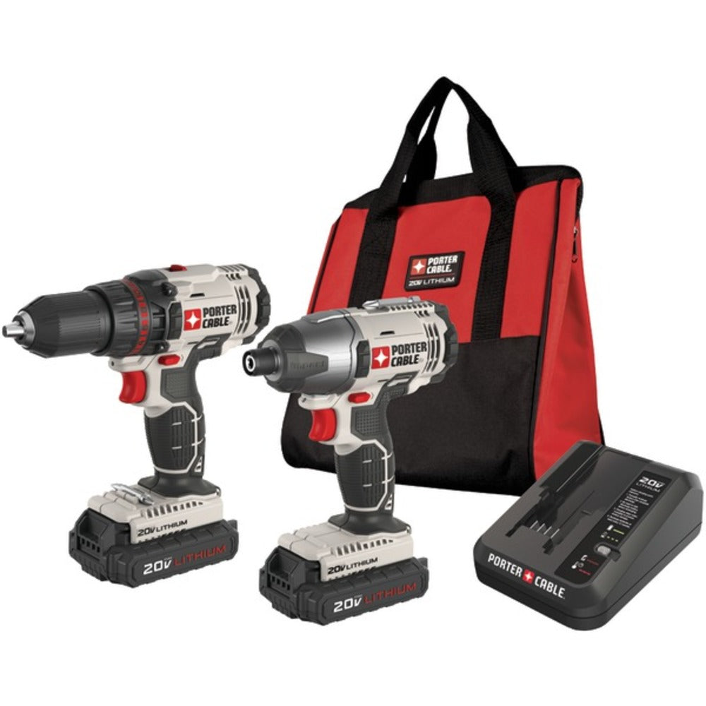 PORTER-CABLE(R) PCCK604L2 20-Volt MAX* Li-Ion Drill/Impact Driver Cord
